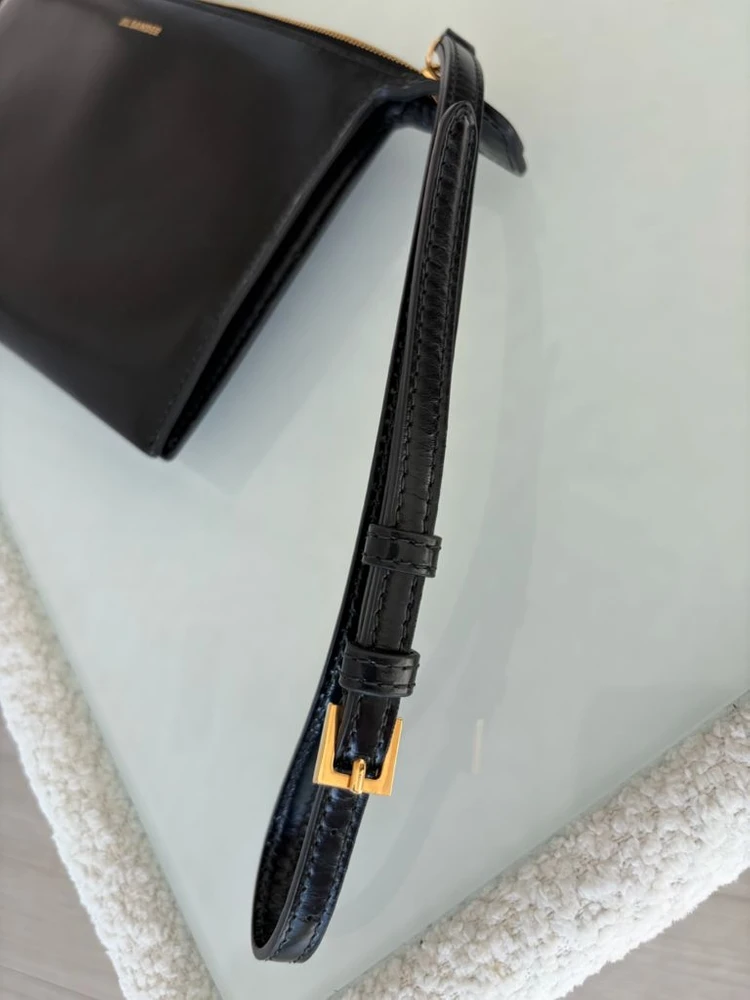 질샌더 블랙 클러치 이미지