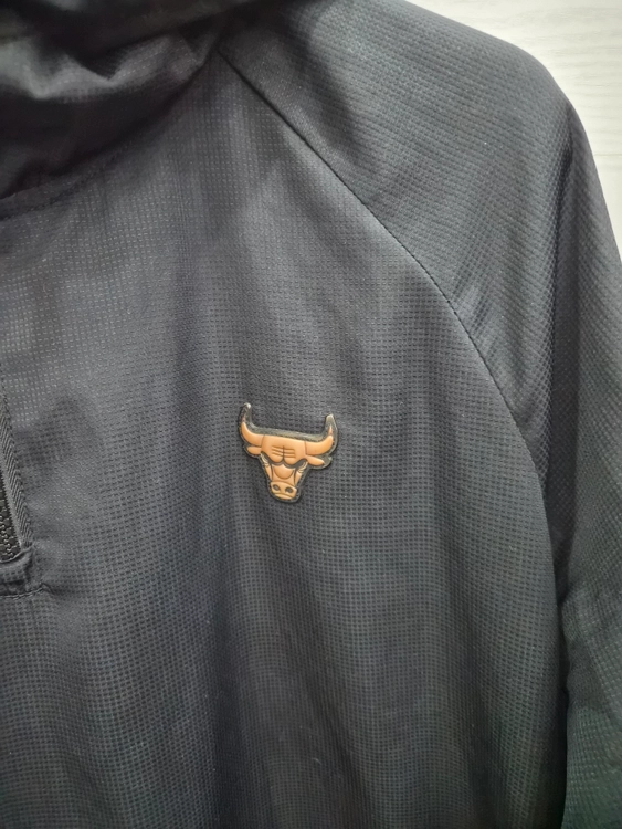 L,100,크게나옴 )) NBA bulls 엔비에이 레이어드 반집업 후드티셔츠! 이미지