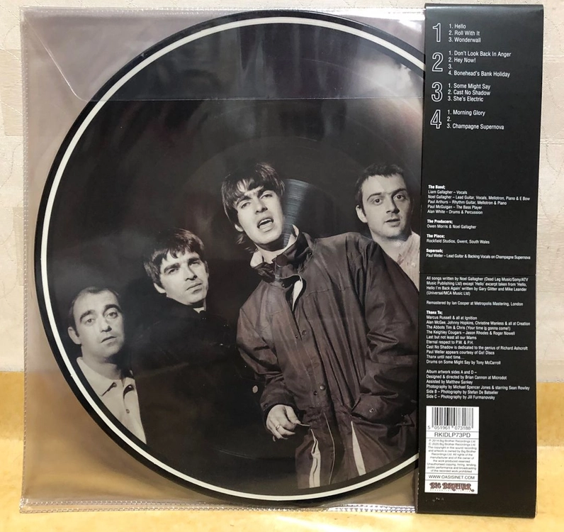 LP ; oasis -- (whats the story) morning glory? 오아시스 엘피 음반 픽쳐디스크 이미지
