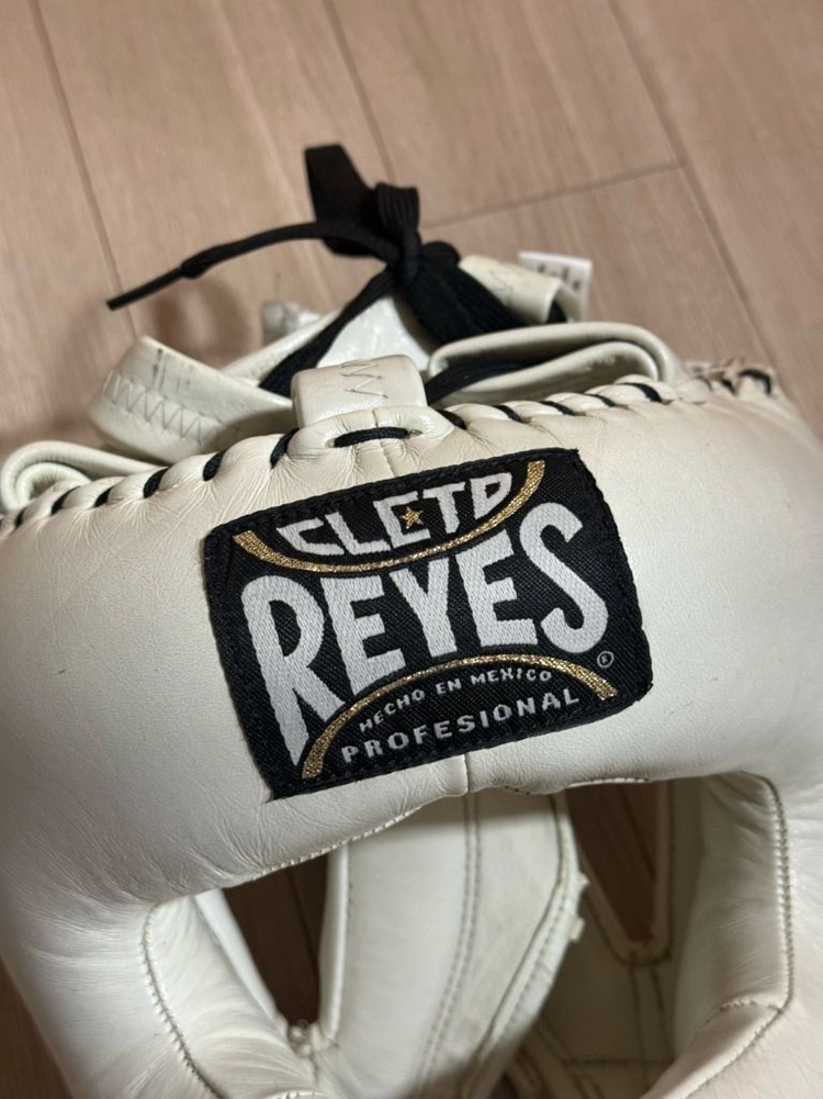 클레토 레예스 (CLETO REYES) 프로페셔널 코보호 복싱 헤드기어 화이트 이미지