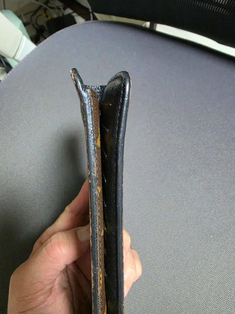 루이비통 M93800 모노그램 마카사르 캔버스 태논 월렛장지갑 팝니다 이미지