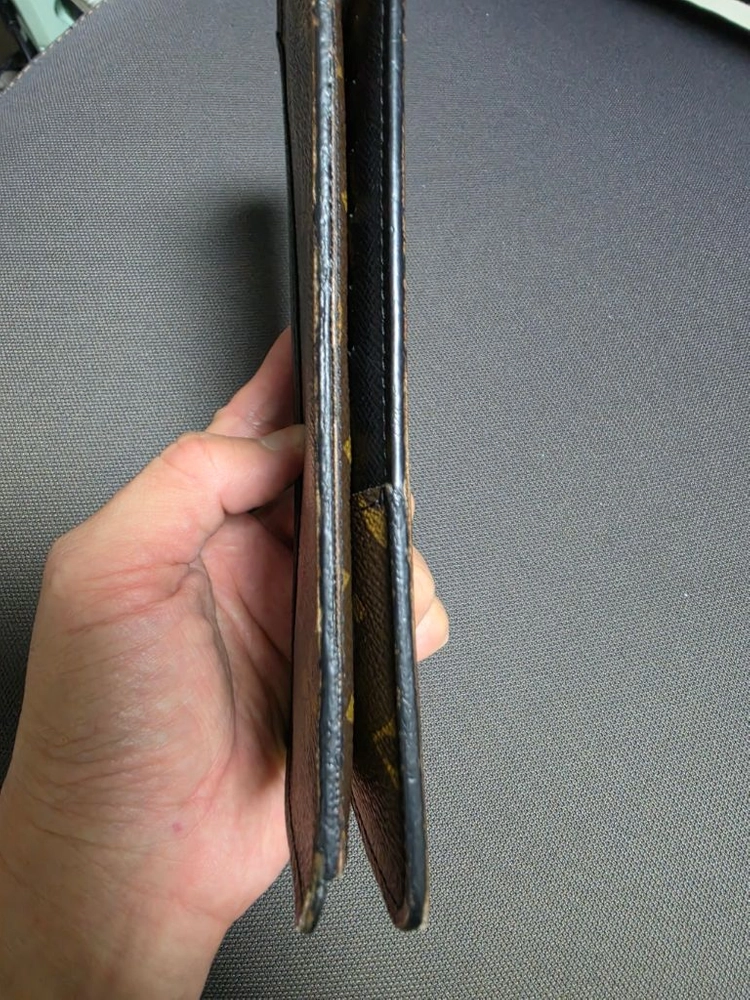 루이비통 M93800 모노그램 마카사르 캔버스 태논 월렛장지갑 팝니다 이미지