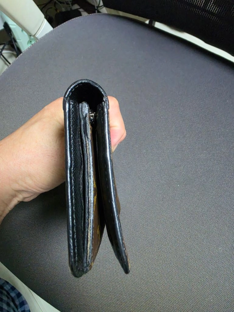 루이비통 M93800 모노그램 마카사르 캔버스 태논 월렛장지갑 팝니다 이미지
