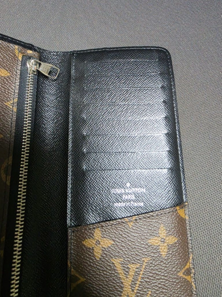 루이비통 M93800 모노그램 마카사르 캔버스 태논 월렛장지갑 팝니다 이미지