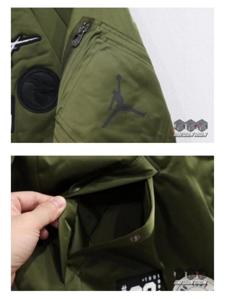 나이키 조던 스포츠웨어 MA1 항공점퍼 밀리터리 올리브 J1 재킷 자켓 이미지