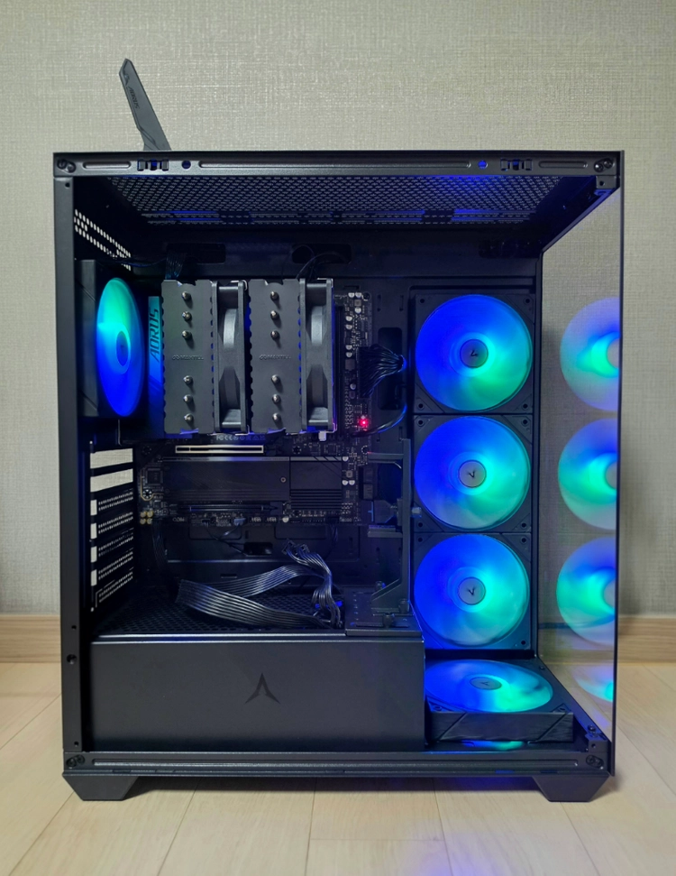 7800x3d 반본체 게이밍 데스크탑 컴퓨터 본체 - 안심되는 중고거래