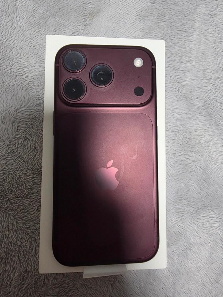 아이폰18프로 256GB 버건디 이미지
