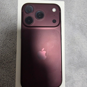 아이폰18프로 256GB 버건디 이미지