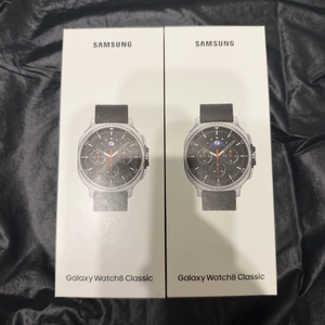 미개봉 갤럭시워치8 클래식 46mm 블랙 블루투스 gps 팝니다!! 이미지