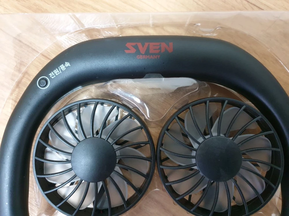 SVEN 휴대식 듀얼 목걸이 선풍기 이미지