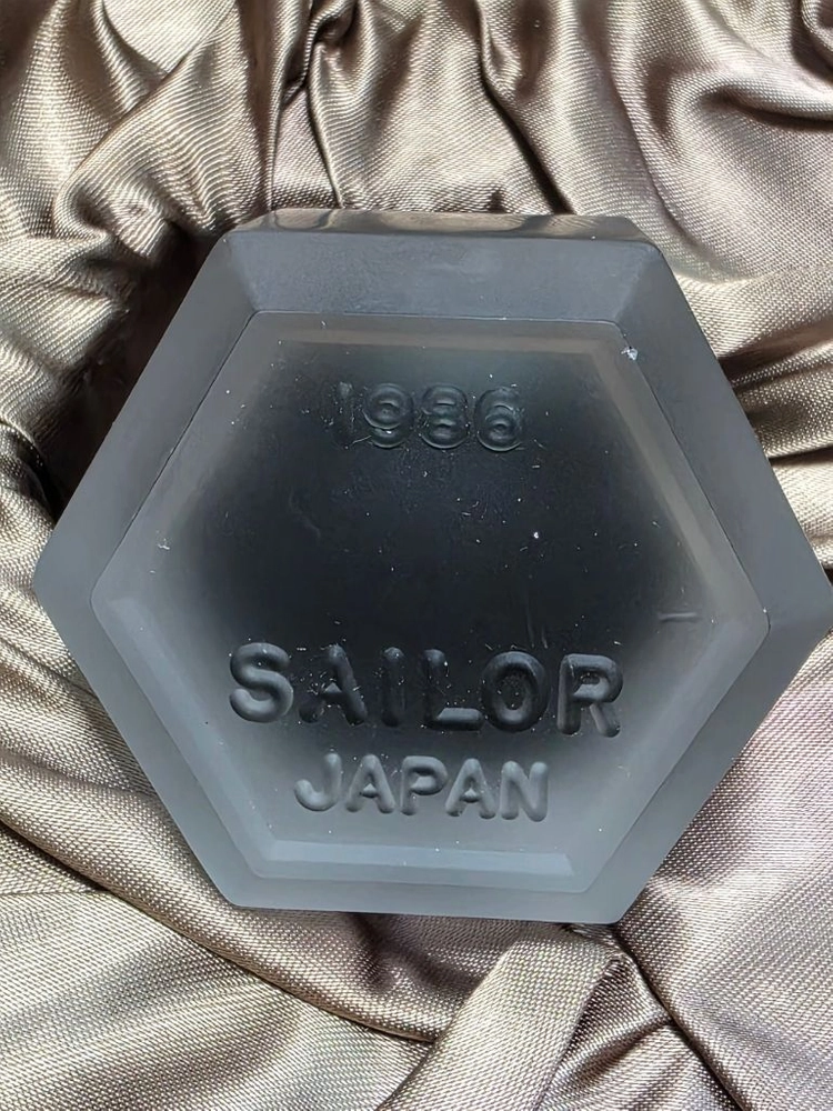 (미사용) 세일러 창업 75주년 한정판 프로피트 카본 만년필 세트 14K M 이미지