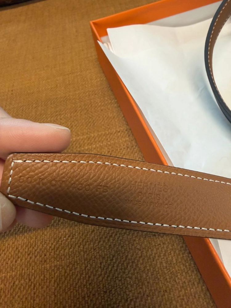 에르메스 콘스탄스 벨트 블랙/골드(24mm) 이미지