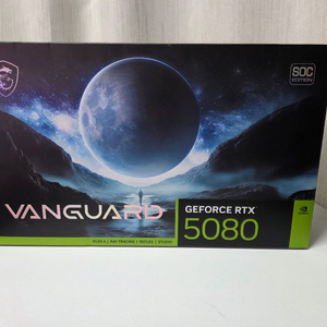 MSI RTX 5080 뱅가드 그래픽카드 이미지