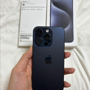 S급 아이폰 15pro128GB 블루 티타늄 (배터리89%) 이미지