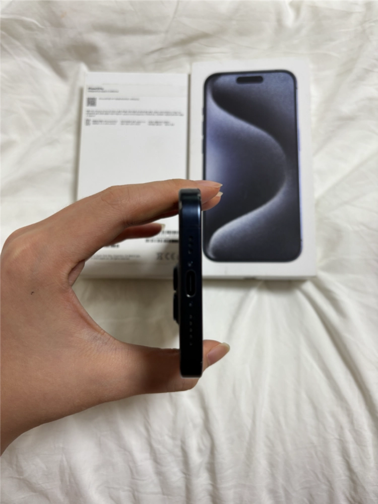 S급 아이폰 15pro128GB 블루 티타늄 (배터리89%) 이미지