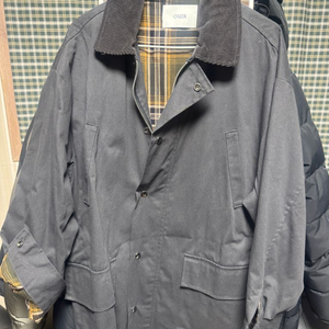 코튜로이 배색 야상 자켓 이미지