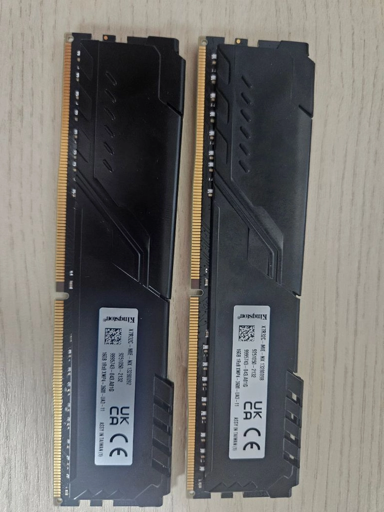 킹스톤 하이퍼엑스 퓨리 DDR4 16GB x2 32GB 3600 이미지