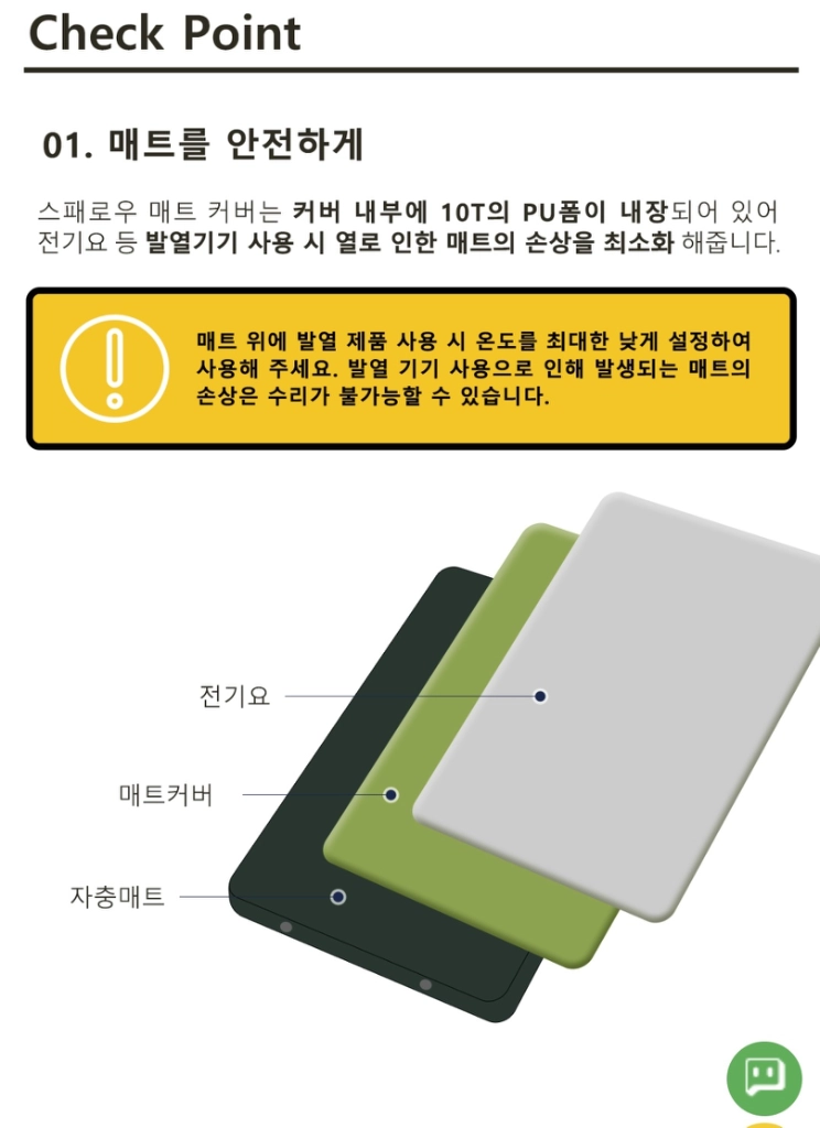 스페로우 자충매트 커버 2개 이미지