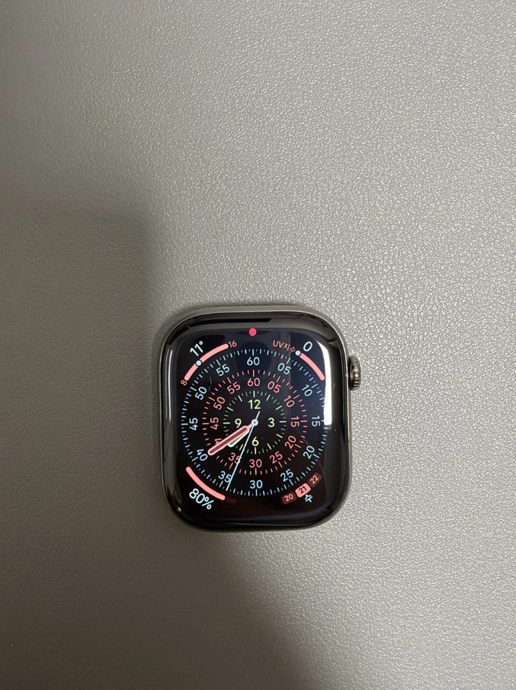 애플워치 11 티타늄 46mm 판매합니다 (풀박스/배터리 100%/애플케어+ 양도) 이미지