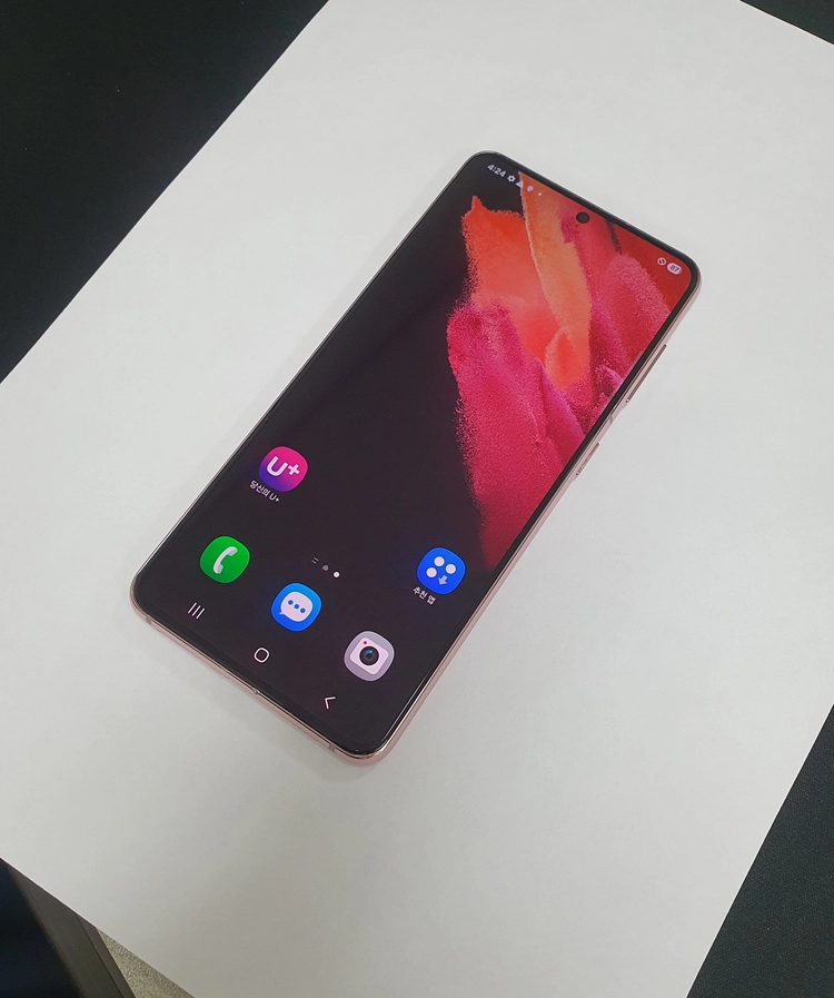 갤럭시S21 256GB 핑크 U+ 기능정상 중고폰 218592 이미지