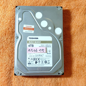 도시바 NAS 7200/128M HDD 4TB 2306시간 이미지