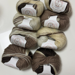 이탈리아산 Super Fine Merino Wool 뜨개실 이미지