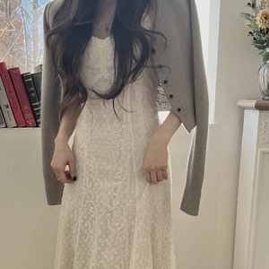르 마스터피스 자수 뷔스티에 롱 원피스 이미지