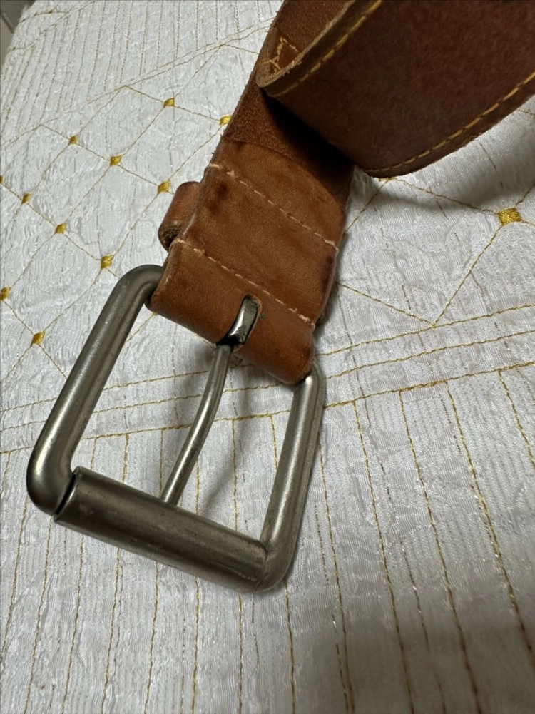 Levis TYPE1 JEANS 빈티지 식물성 태닝 소가죽 벨트 이미지