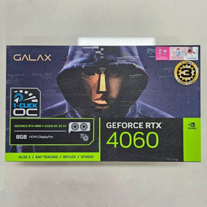 갤럭시 RTX 4060 8GB 미개봉 (새제품) 이미지