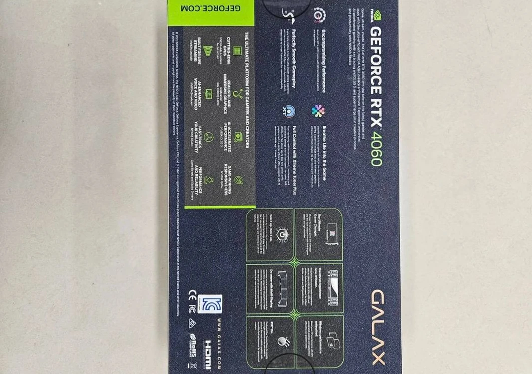 갤럭시 RTX 4060 8GB 미개봉 (새제품) 이미지