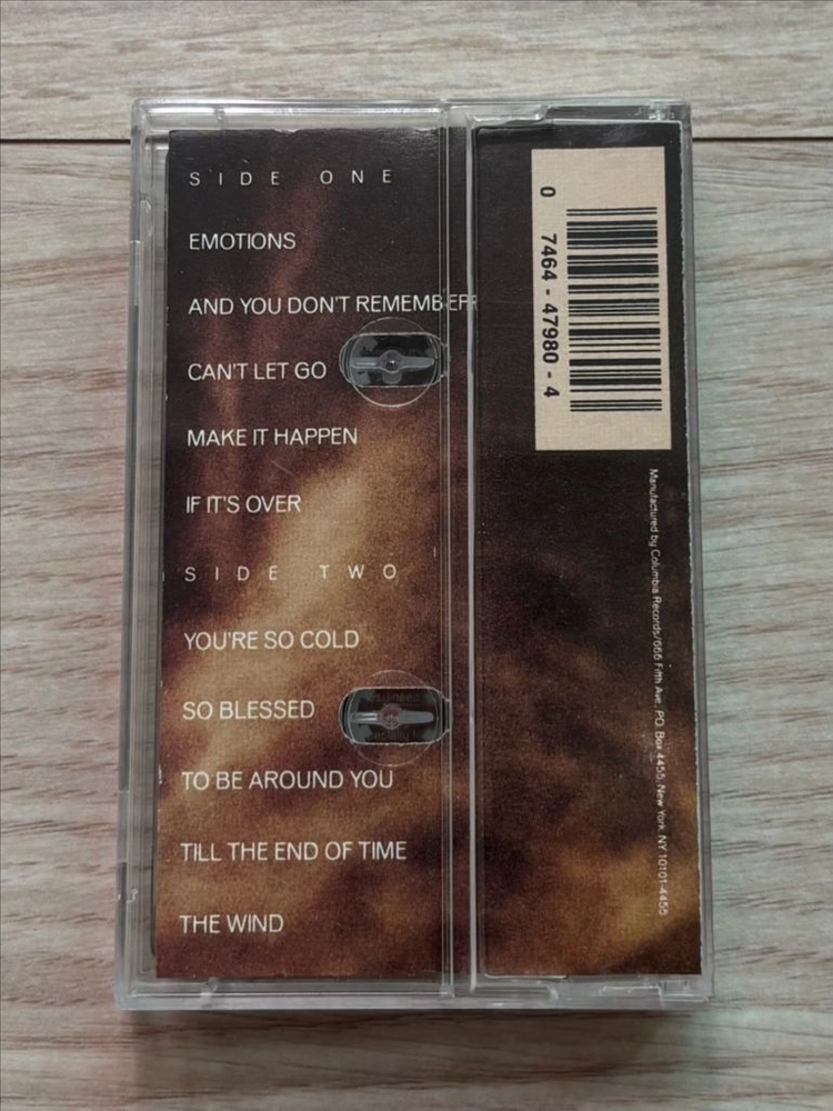 머라이어 캐리 MARIAH CAREY Emotions 이모션스 카세트 테이프 미국반 초판 앨범 음반 이미지