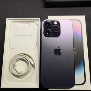 아이폰 14프로 딥퍼플 256GB 풀박스 이미지