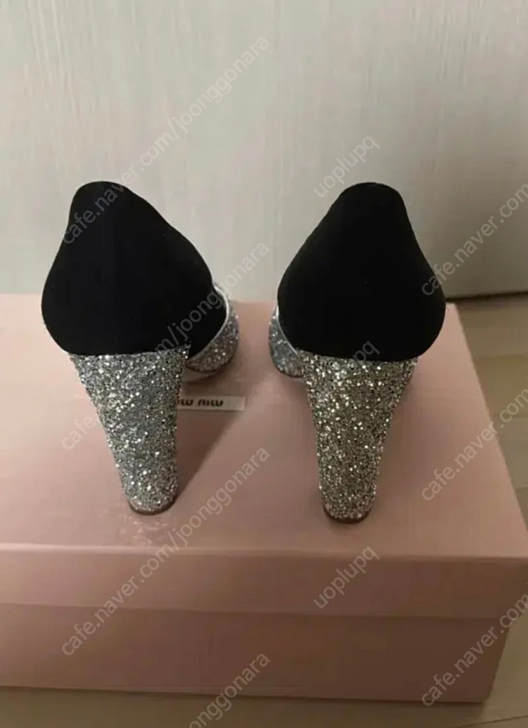 (새상품)미우미우 구두 glitter pump 이미지