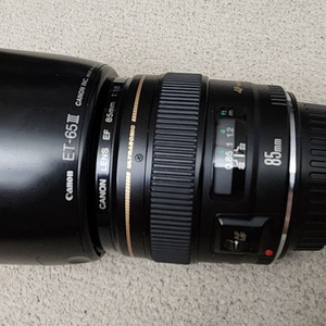 캐논 EF 85mm f1.8 USM 여친렌즈 팝니다 이미지