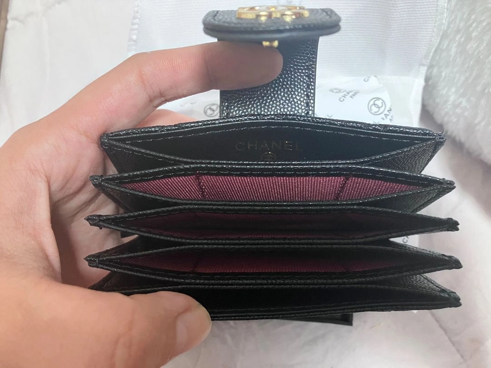 아코디언 카드지갑 이미지