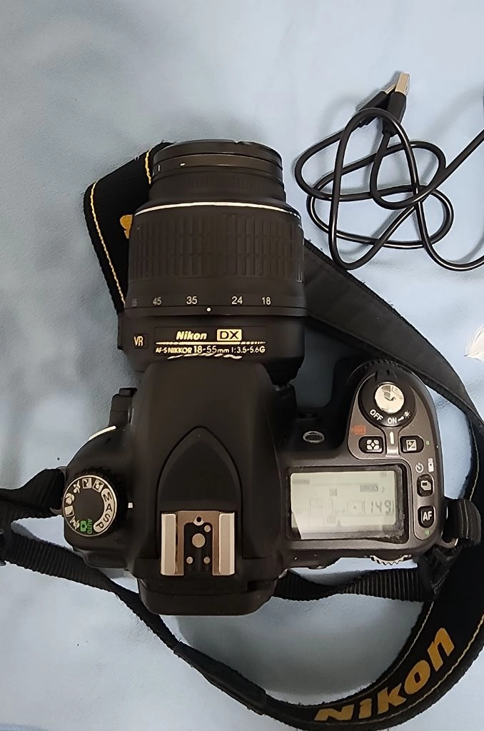 니콘 D80 DSLR 카메라 18-55mm 렌즈 이미지