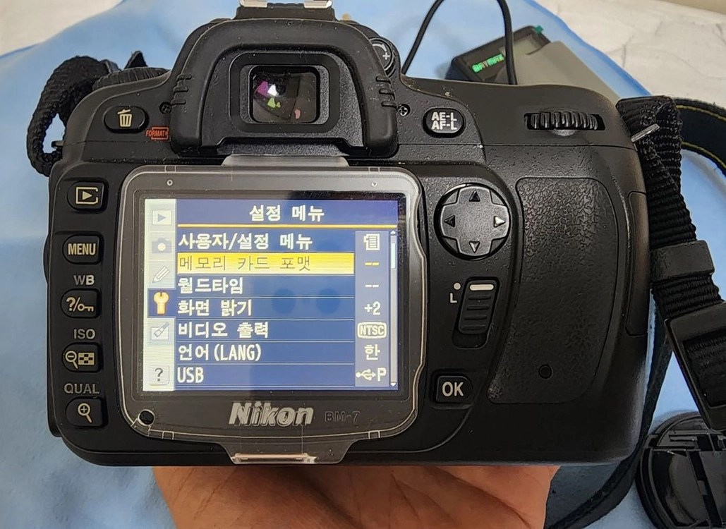 니콘 D80 DSLR 카메라 18-55mm 렌즈 이미지