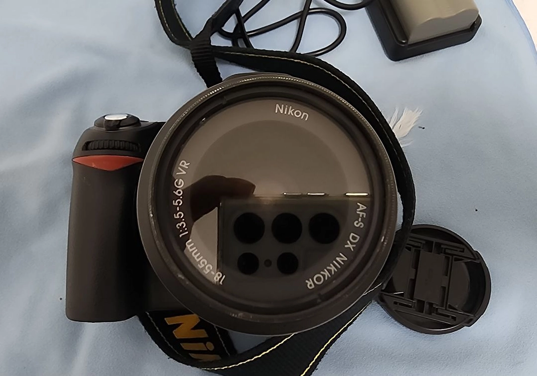 니콘 D80 DSLR 카메라 18-55mm 렌즈 이미지