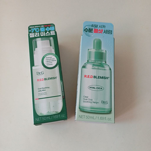 (새상품)닥터지 레드 블레미쉬 히알 시카 수딩 세럼 50ml+닥터지 레드 블레미쉬 쿨 수딩 젤리 미스트50ml 이미지