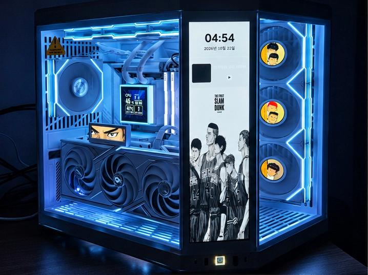 9800X3D / CL30 6000 32G / HYTE Y70 터치 인피니티 리안리시스템 이미지