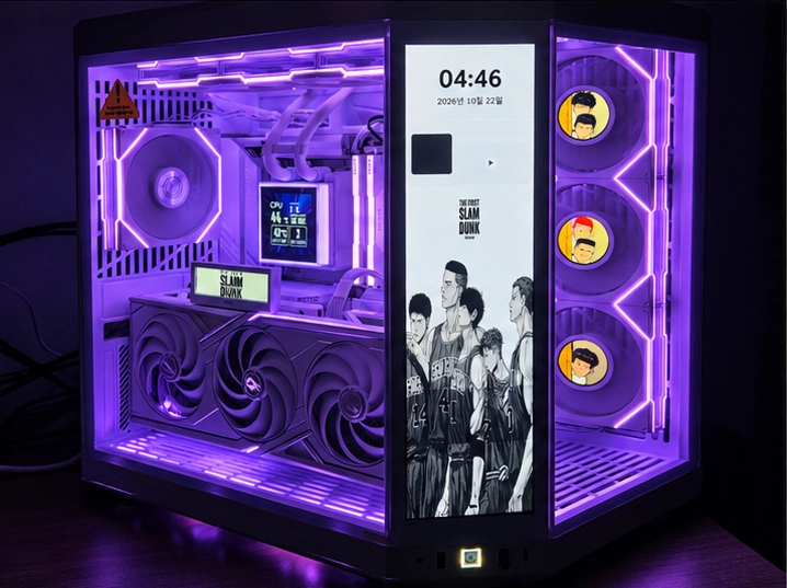 9800X3D / CL30 6000 32G / HYTE Y70 터치 인피니티 리안리시스템 이미지