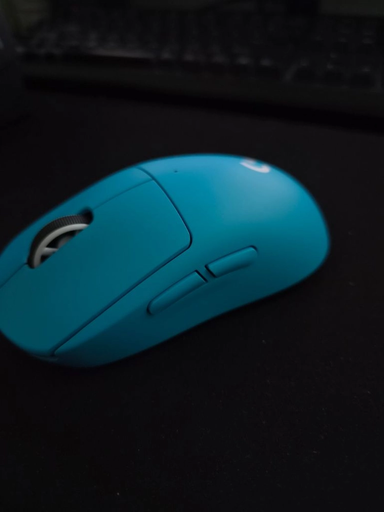 로지텍 지슈라2 시안 cyan 마우스 이미지