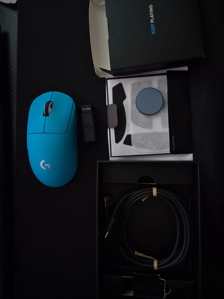 로지텍 지슈라2 시안 cyan 마우스 이미지