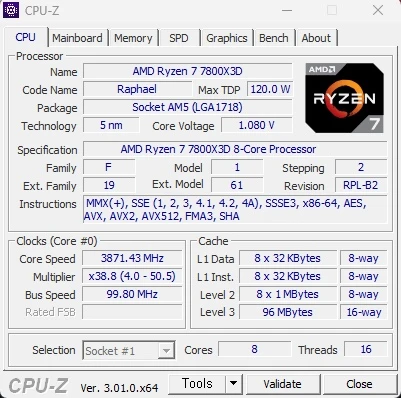 라이젠7800X3D / RTX 5060ti / 1Tb / DDR5 32GB(16X2) 고성능 게이밍 PC 이미지