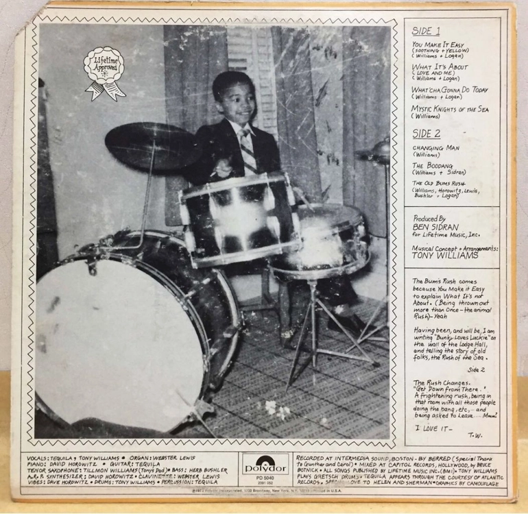 LP ; tony williams lifetime - the old bums rush 토니 윌리암스 재즈 엘피 이미지