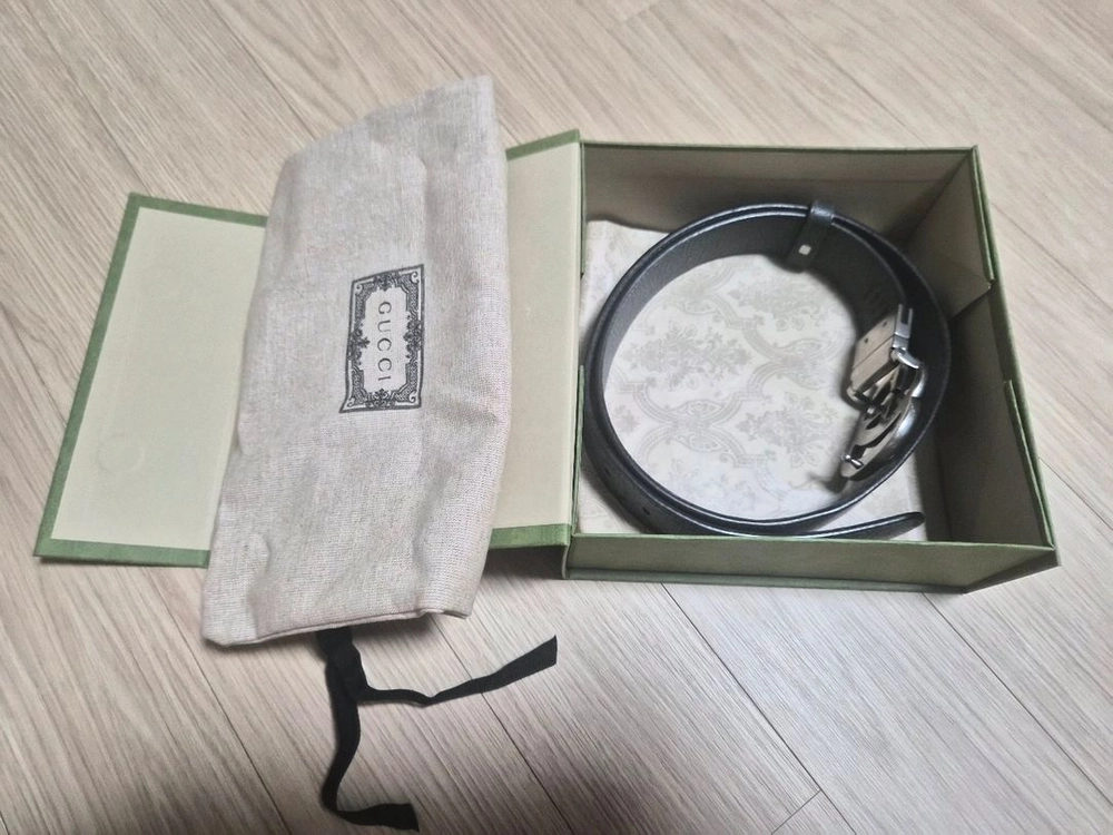 구찌 리버서블 GG 마몽 남성벨트(백화점 정품) 이미지