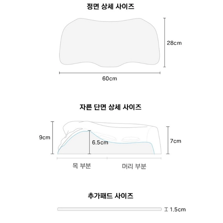 발란스코드 실프 기능성 경추베개 이미지