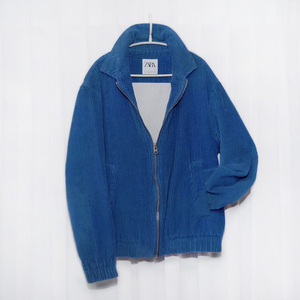 자라 (ZARA) 빅코듀로이 집업 블루종 자켓 (M / 100+) 이미지