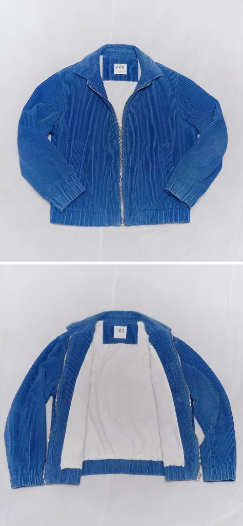 자라 (ZARA) 빅코듀로이 집업 블루종 자켓 (M / 100+) 이미지