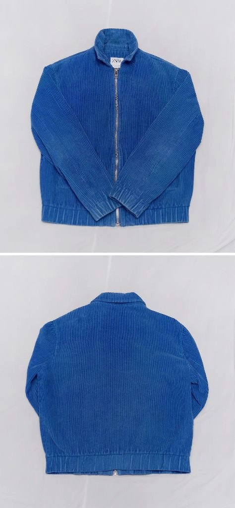 자라 (ZARA) 빅코듀로이 집업 블루종 자켓 (M / 100+) 이미지